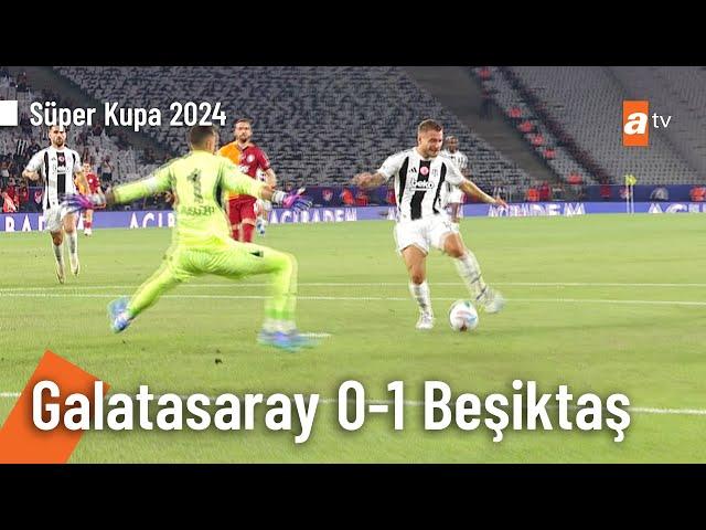 Beşiktaş Ciro Immobile ile ilk dakikada golü buldu! - Süper Kupa 2024 Galatasaray- Beşiktaş Maçı