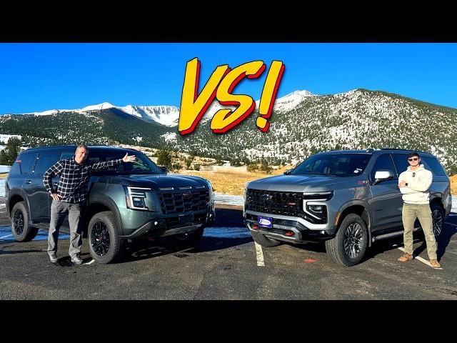 2025 Chevy Tahoe vs 2025 Nissan Armada: We DISAGREE Which One Is Better!