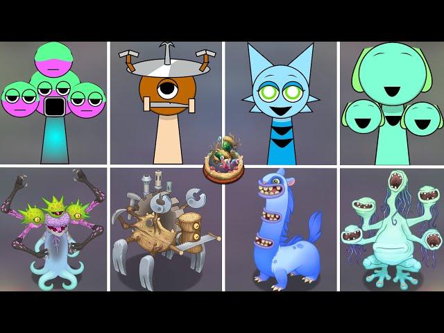 ALL Monster Ethereal Workshop But Incredibox Sprunki | My Singing Monsters