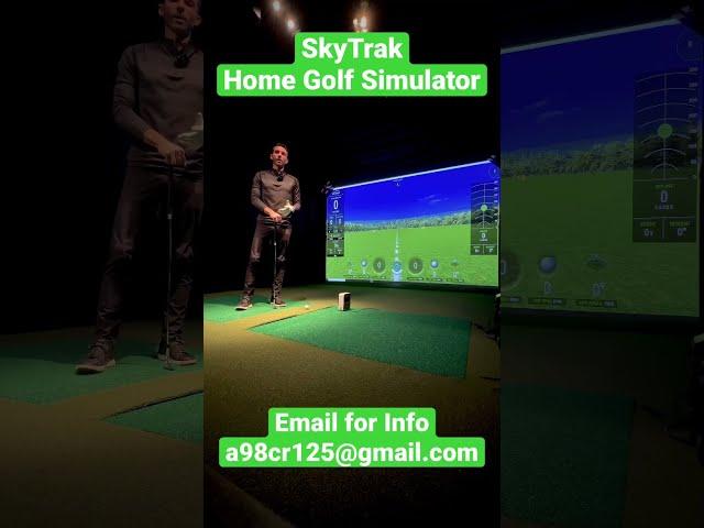 Easy Affordable Home Golf Simulator - SkyTrak 4.2 Review & Information