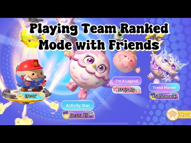 Playing Team Ranked Mode with Friends (Eggy Party)