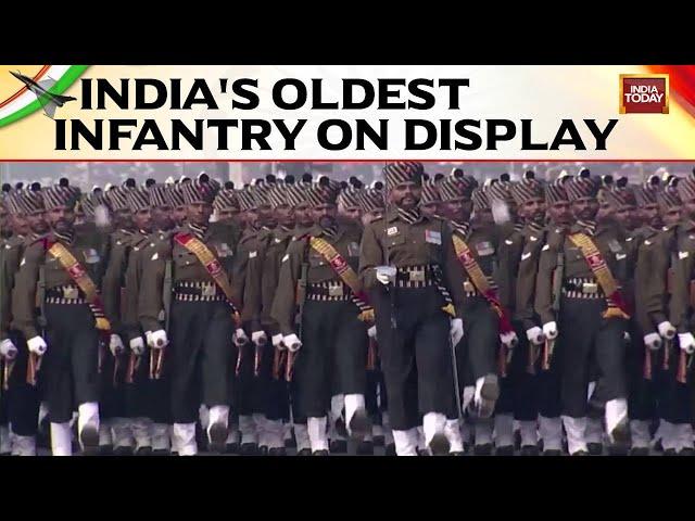 Madras Regiment, India's oldest infantry, marches through Kartavya Path | Republic Day