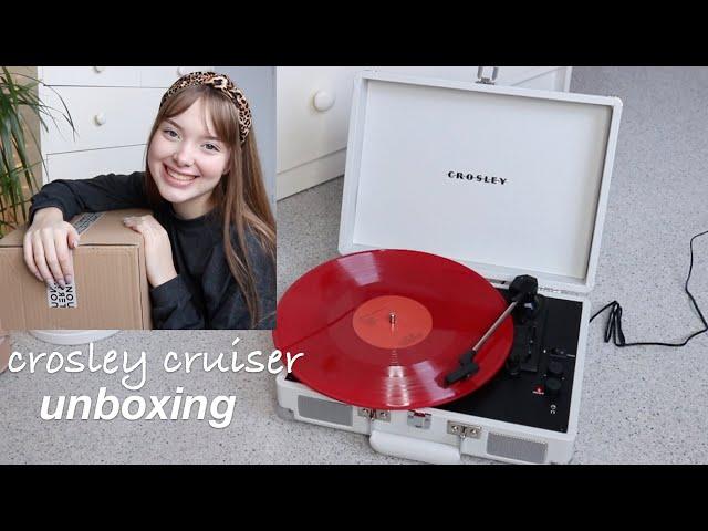 crosley record player unboxing