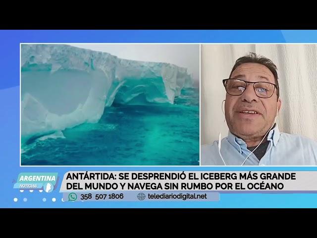 Antártida: se desprendió el iceberg más grande del mundo y navega sin rumbo por el océano