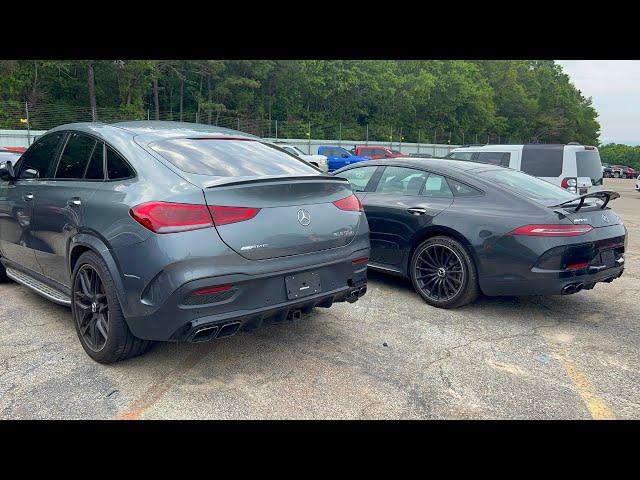 Taking Chances On These Salvage Titles Mercedes Benz GLE 63 S AMG Coupe & Mercedes GT53 From Copart