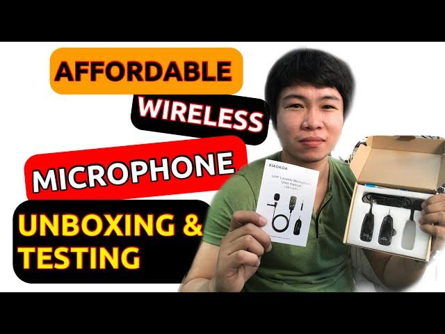 Wireless Microphone unboxing & Testing (XIAOKOA Wireless Microphone)