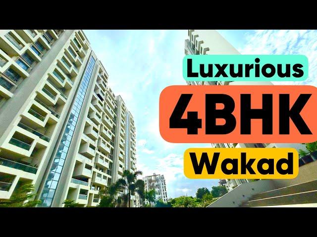 Resale luxurious 4bhk flat for sale in wakad pune | Fully furnished 4bhk flat for sale at wakad