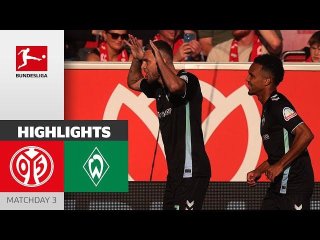 Köhn Scores Winner on his Debut! | 1. FSV Mainz 05 - SV Werder Bremen 1-2 | MD3 – Bundesliga 2024/25