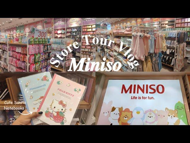 Miniso Store Tour  Aesthetic & Cute Miniso Finds !!  Sanrio shopping in Miniso  Miniso 