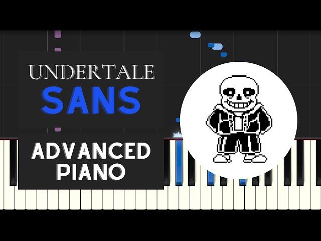 Sans (Advanced Piano Tutorial) - Undertale