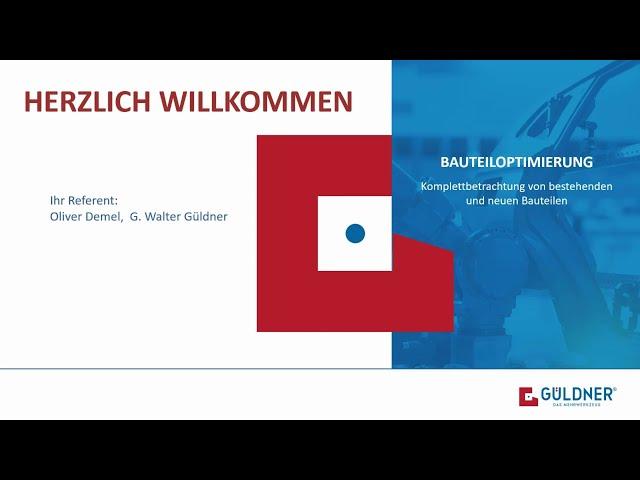 Bauteiloptimierung | G. Walter Güldner GmbH