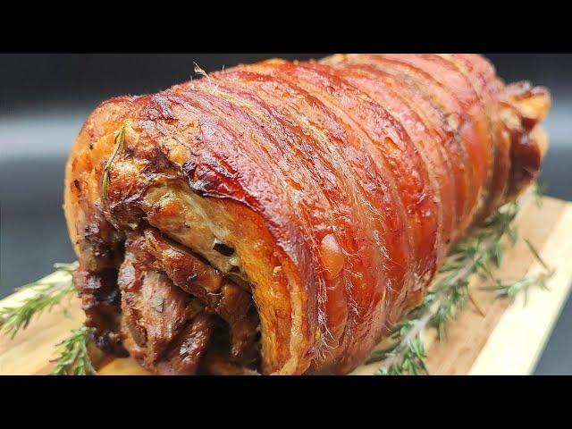 Porchetta fatta in casa con procedimento completo