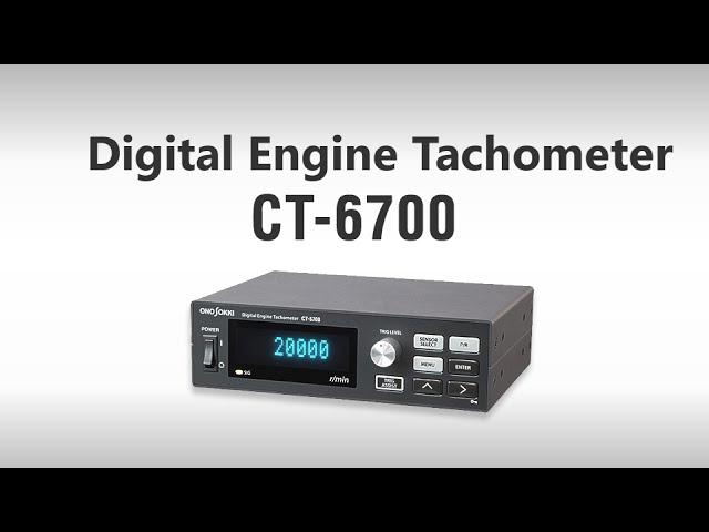 ONO SOKKI - Digital Engine Tachometer CT-6700