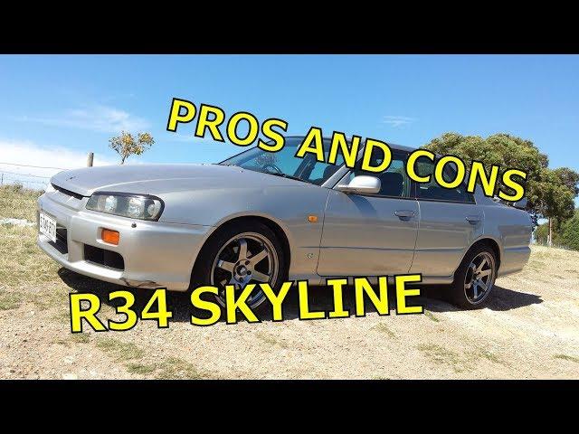 Pros and Cons of owning an R34 Nissan Skyline - Review