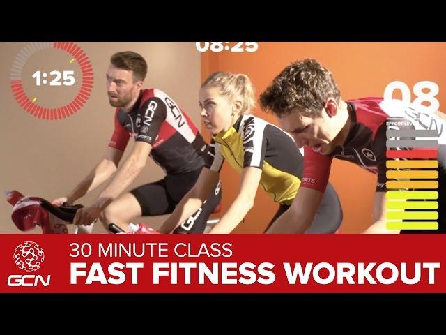 Fast Fitness Workout – Get Fit With GCN's 30 Minute High Cadence Bike Workout