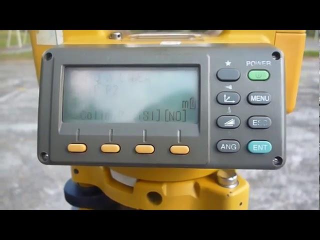 Función Punto a Linea / Topcon GTS239W