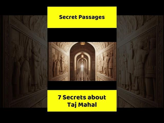 Secret Passages - 7 Hidden Secrets of Taj Mahal #taj #tajmahal #tajmahalmystery #tajmahalsecrets