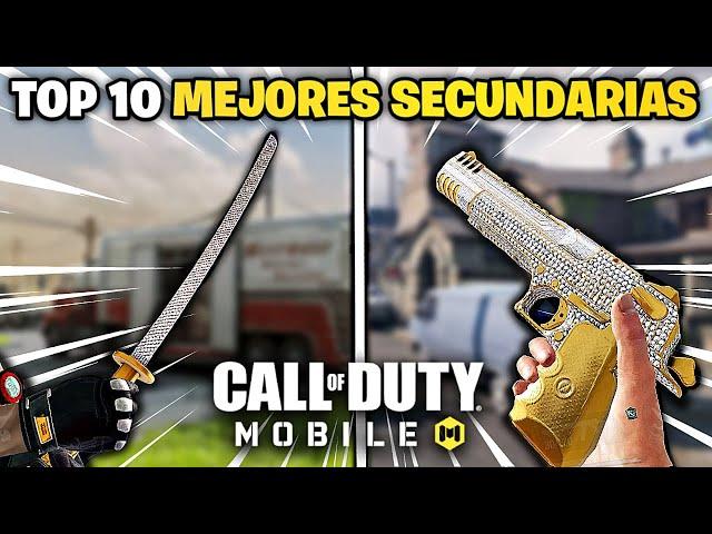 TOP 10 MEJORES ARMAS SECUNDARIAS PARA RANKED EN LA NUEVA TEMPORADA COD MOBILE /STAR PARDO/COD MOBILE