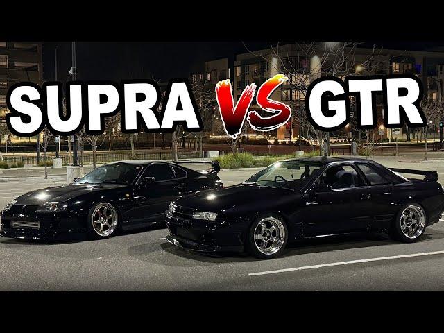 Racing My R32 GTR Vs MK4 Supra!!