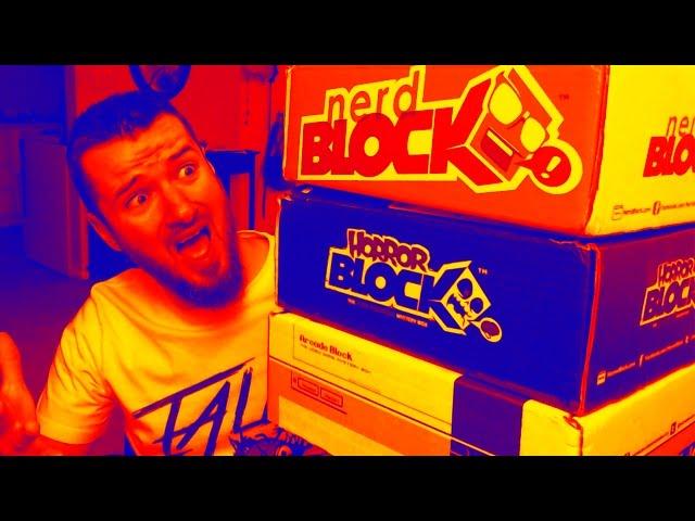 May's "Block Party" Unboxing (Nerd Block | Arcade Block | Horror Block)