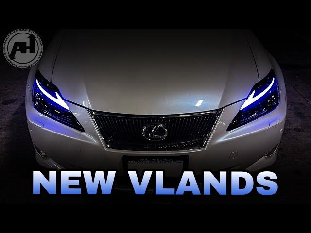 NEW VLAND HEADLIGHT INSTALL ON LEXUS IS350 | Complete step by step install.