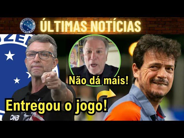 DEMISSÃO É PRA JÁ! NETO DETONA DINIZ E FAZ GRAVE ACUSAÇÃO CONTRA O TÉCNICO! CRUZEIROXRACING.