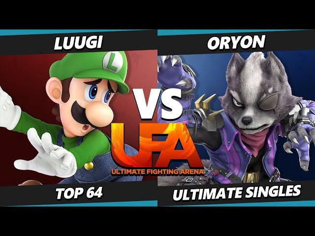 UFA 2023 - Luugi (Luigi) Vs. Oryon (Wolf) Smash Ultimate - SSBU