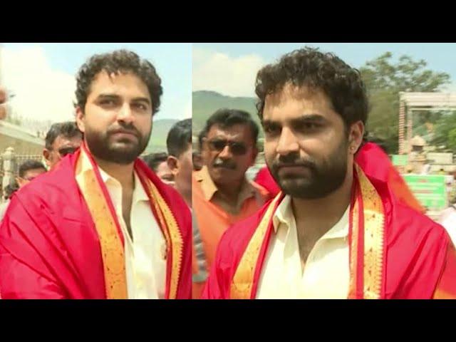 Vishwak Sen Visits Tirumala Temple | Vishwak Sen Latest Video | Filmyfocus.com