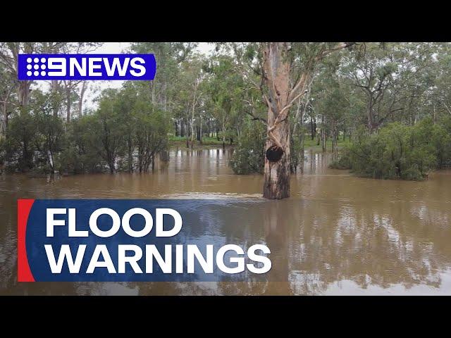 Queensland region hit by more flooding | 9 News Australia