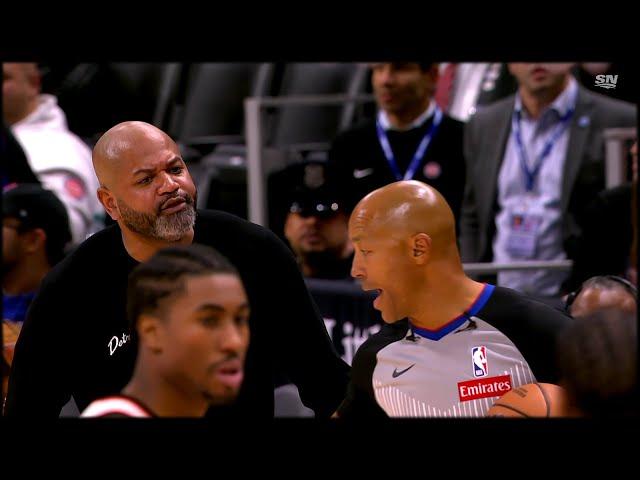 A Bizarre Sequence of Events during Raptors vs Pistons Game