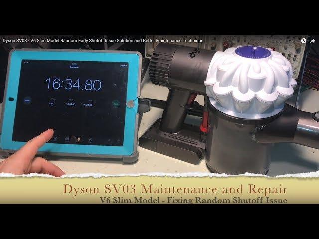 Dyson SV03 - V6 Slim Battery Not Charging Solution and Better Maintenance Technique