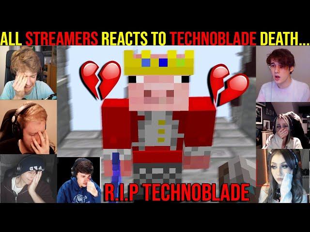 All Streamers REACTS to Technoblade DEATH... (emotional) R.I.P Technoblade