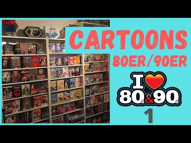Alte Zeichentrickserien 80er 90er  in meiner Sammlung auf VHS