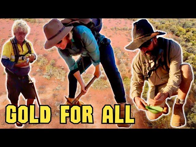 Lucky Gold Prospecting Trip! Finding more natural Aussie Gold Nuggets with our Metal Detectors!