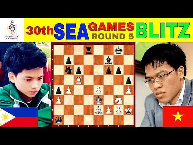 IM DANIEL QUIZON, PINISAK ANG SUPER GM NG VIETNAM! || 30th Sea Games Chess (Blitz) #114