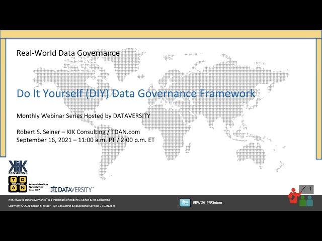 Real World Data Governance: Do It Yourself Data Governance Framework