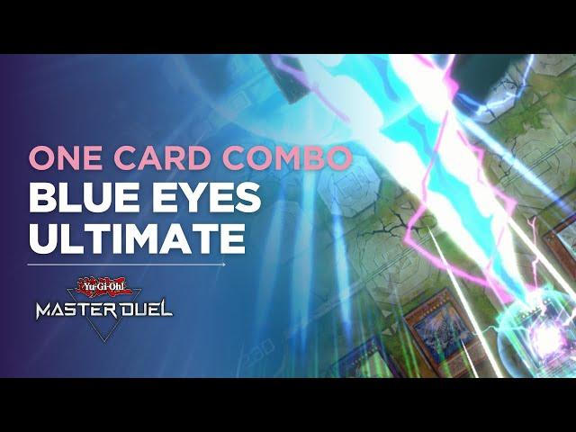 NEW ONE CARD COMBO BLUE EYES WHITE DRAGON MASTER DUEL.