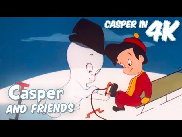 Learn To Ice Skate With Casper ️ ️ | Casper and Friends in 4K | 1 Hour Compilation | Cartoons