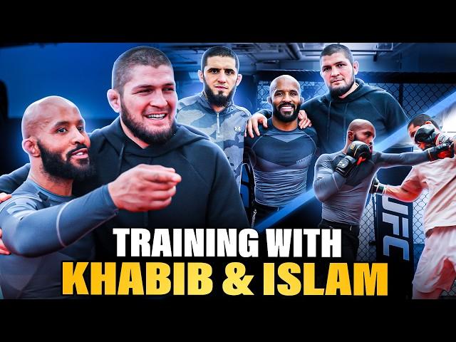 Demetrious Johnson Trains w/ KHABIB & ISLAM MAKHACHEV! | EXCLUSIVE FOOTAGE!