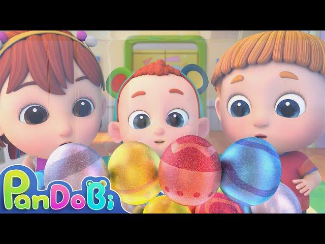 Look! There Are Some Colorful Surprise Eggs | Toy Cars Song + Nursery Rhymes & Kids Songs - Pandobi