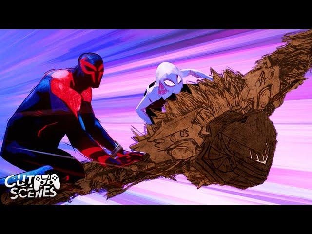 Spider 2099 & Spider-Woman Join Spider-Gwen against Vulture! | Spider-Man: Across the Spider-Verse