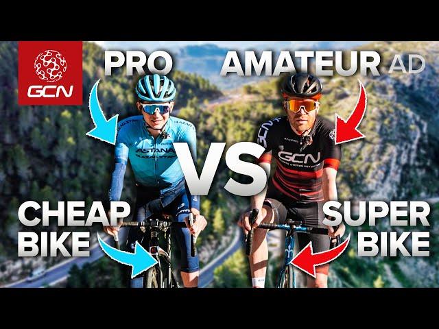 Cheap Bike Pro Rider Vs Super Bike Amateur Rider - Climb Edition!