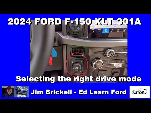 2024 Ford F150 - How to select the proper drive modes