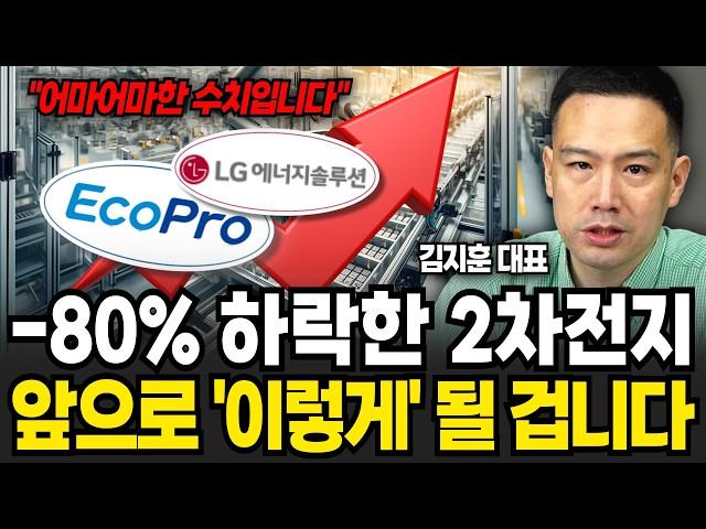 고점대비 -80% 하락한 2차전지 앞으로 '이렇게' 될 겁니다 (김지훈 대표 / 2부)