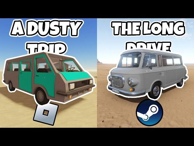A Dusty Trip (Roblox) vs The Long Drive (Steam) Comparison