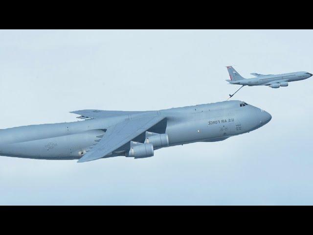 Air-to-Air Refuelling US Air Force's Largest Aircraft