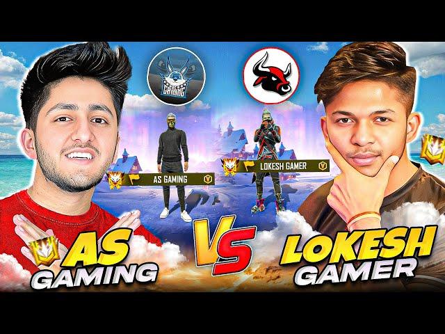 AS GAMING VS LOKESH GAMER END BATTEL 1 VS 1 