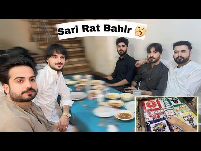 Sari Rat Bahar Subha Nashta Kar ky Ghar Chaly Gae #funny #nightoutwithfriends #foryou #foryoupage