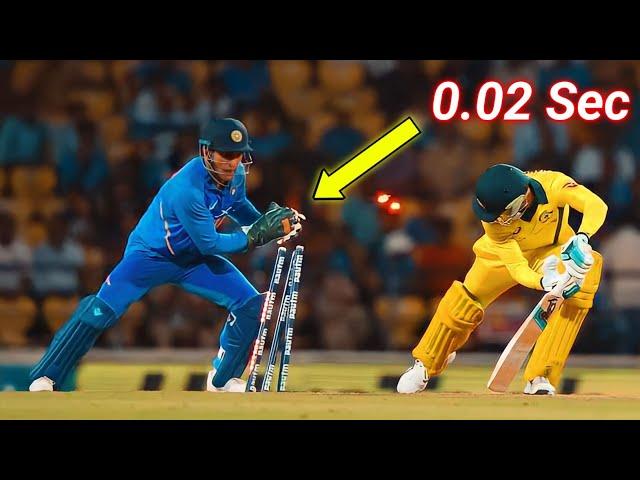 Top 10 Fastest Stumping Of Ms Dhoni In Cricket History Ever