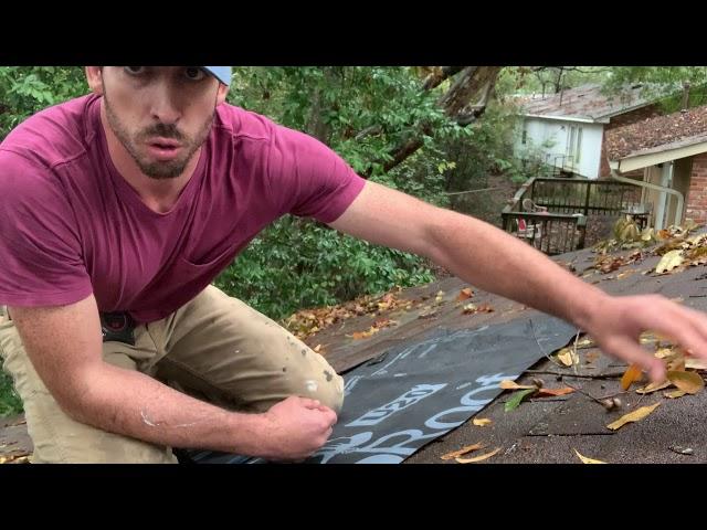 How to do a temporary roof repair